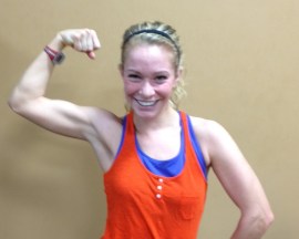 Hannah - gaining muscle!